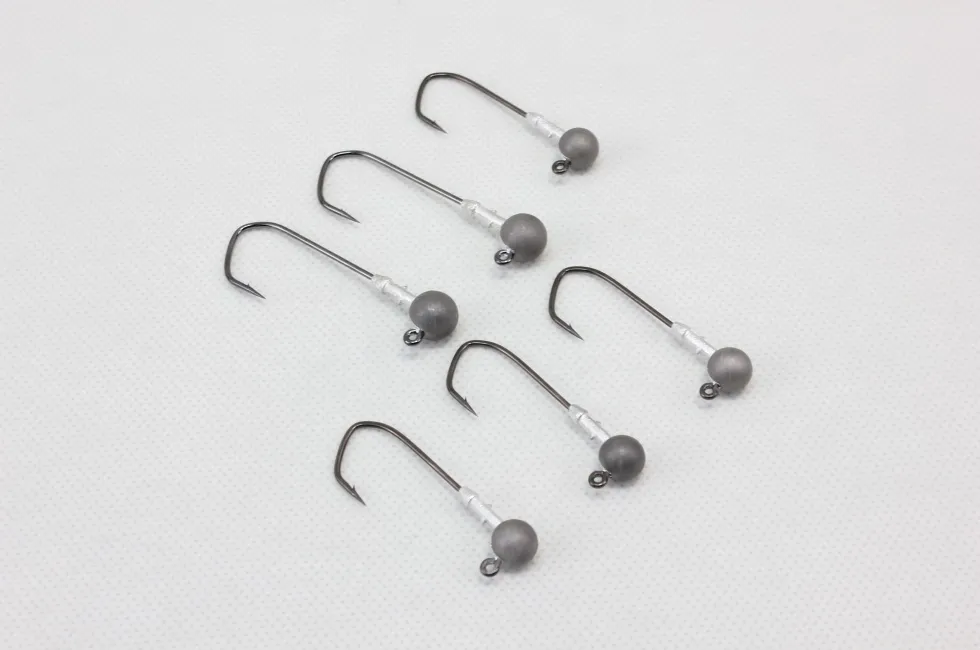 Tungsten Football Jig Head - High-Density Bass Jig Head with Premium Hook